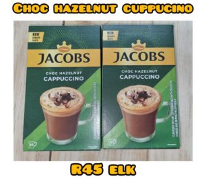 hazelnut cuppochino sakkies