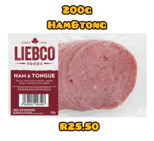 ham and tongue