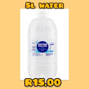 5L water