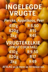 ingelegte vrugte